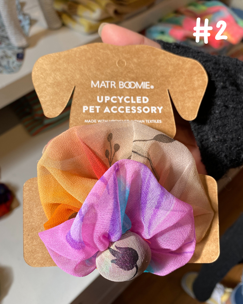 Upcycled Fabric Collar Flower - Assorted Colors<br>(FINAL SALE) Accessories MATR BOOMIE   