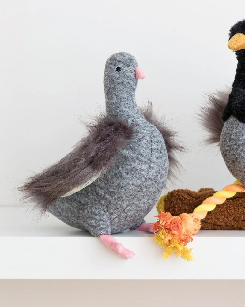 Pecky Pigeon Squeaky Dog Toy Play MANHATTAN TOY   