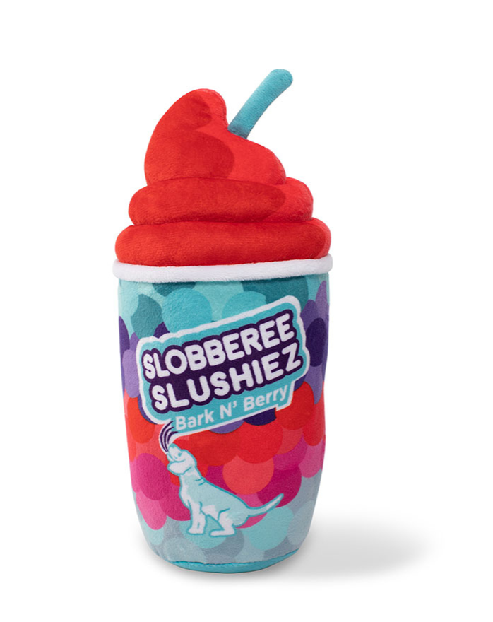 Slobberee Slushiez Crinkle + Squeak Plush Dog Toy (FINAL SALE) Play WAGSDALE   