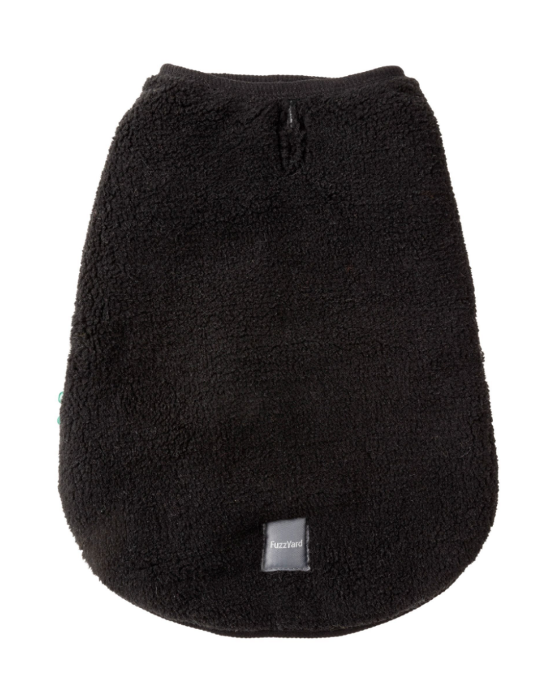 Black Teddy Wrap Dog Vest << CLEARANCE >> Wear FUZZYARD   