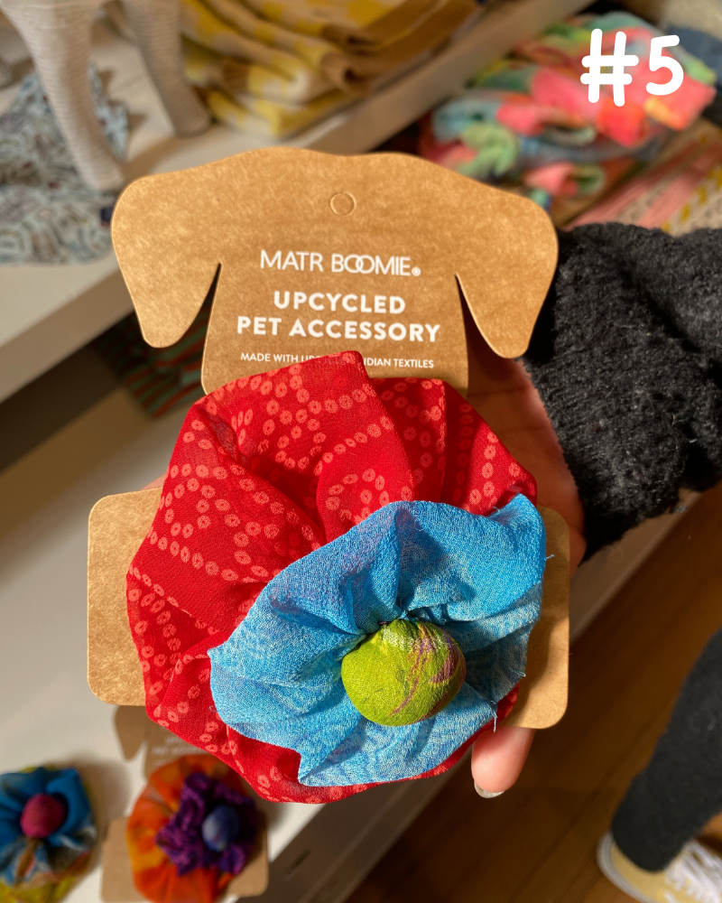 Upcycled Fabric Collar Flower - Assorted Colors<br>(FINAL SALE) Accessories MATR BOOMIE   