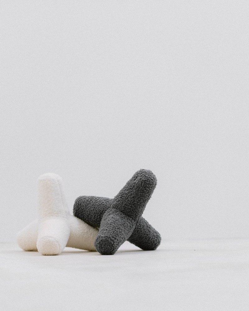 O Breuer Oversized Crinkle & Squeak Dog Toy in Concrete (FINAL SALE) Play LAMBWOLF COLLECTIVE   