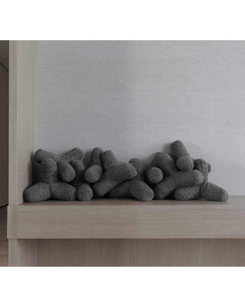 O Breuer Oversized Crinkle & Squeak Dog Toy in Concrete (FINAL SALE) Play LAMBWOLF COLLECTIVE   