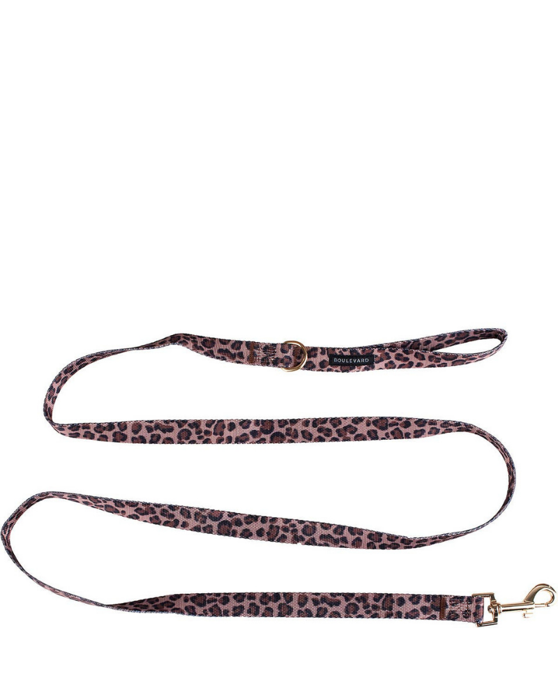 Leopard Dog Leash (FINAL SALE) WALK BOULEVARD   