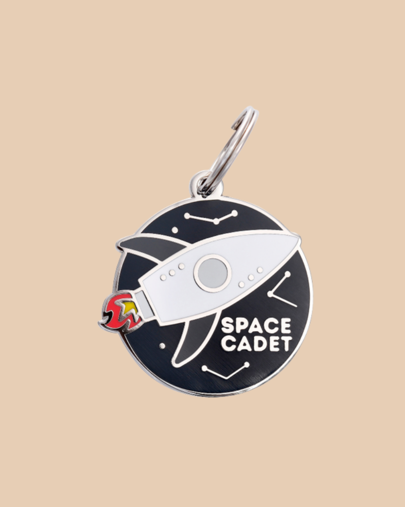 Space Cadet ID Tag (Custom/Drop-Ship) (Made in the USA) Accessories TWO TAILS PET COMPANY   