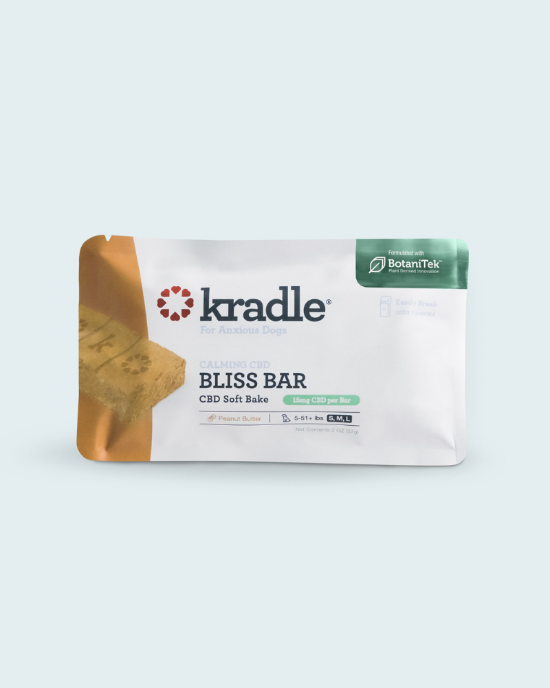 Soft Baked CBD Bliss Bar for Dogs Eat KRADLE   