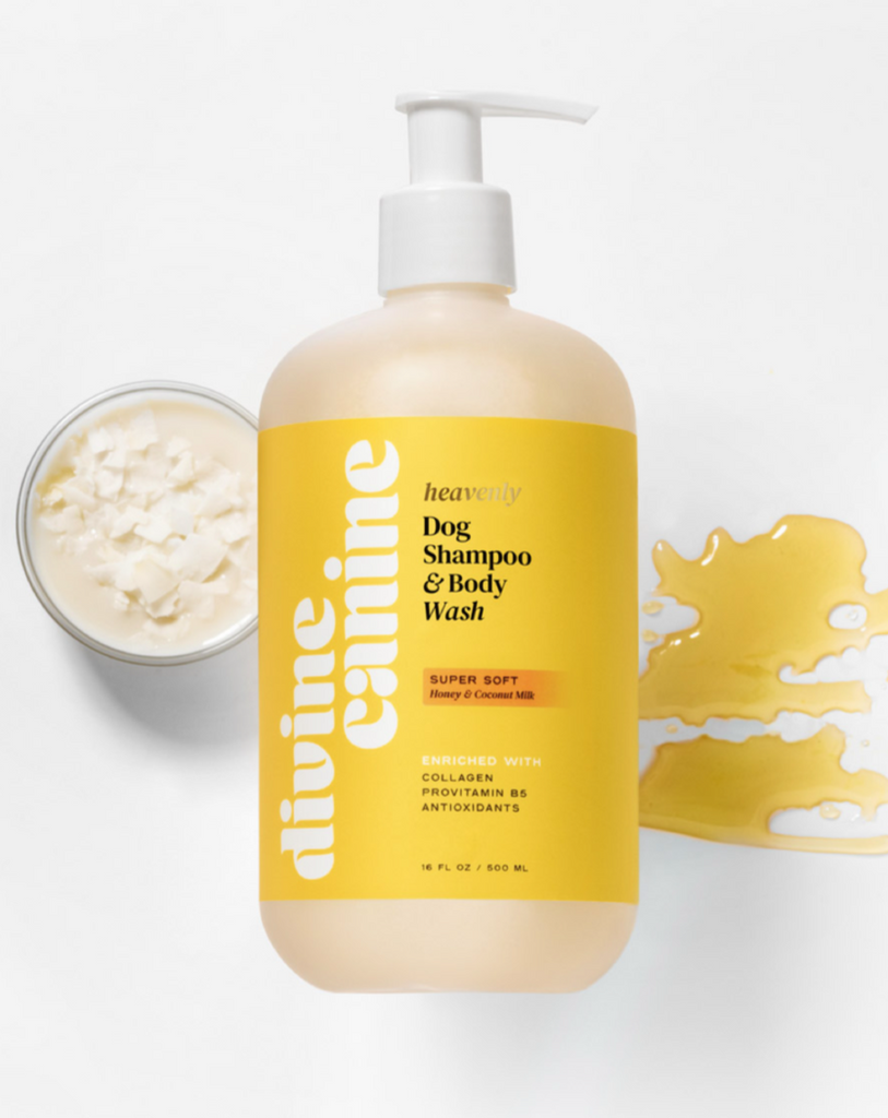 Heavenly Super Soft Dog Shampoo + Body Wash  DIVINE CANINE   