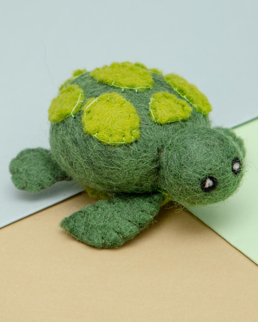 Turtle & Jellyfish Wool Cat Toy Set (2-pack) Play KARMA CAT   