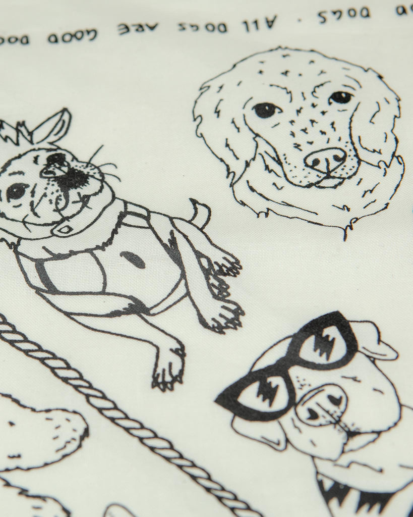 All Dogs are Good Dogs Bandana<br>(Made in the USA) Wear CLOSE CALL STUDIO   