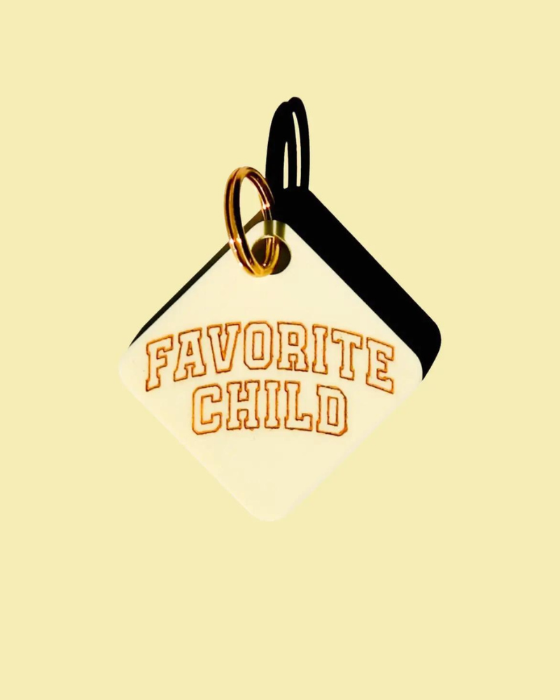 Favorite Child Acrylic Pet Tag Wear FRESHWATER DESIGN CO.   