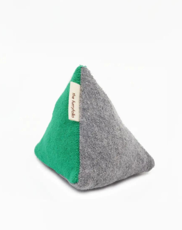 Pyramid Squeaky Dog Toy (FINAL SALE) Play THE FURRYFOLKS   