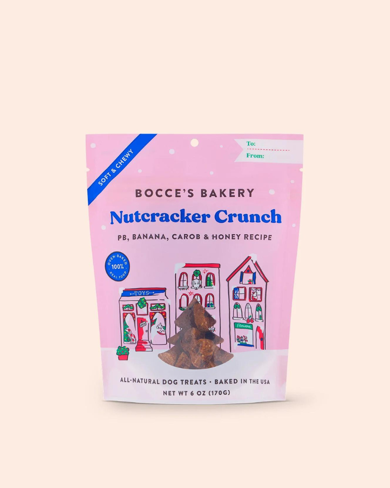 Nutcracker Soft & Chewy Dog Treats Eat BOCCE'S BAKERY   