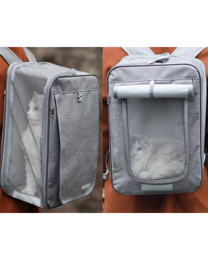 Multi-Functional Pet Backpack & Tote in Grey Carry PAWSOME PETS   