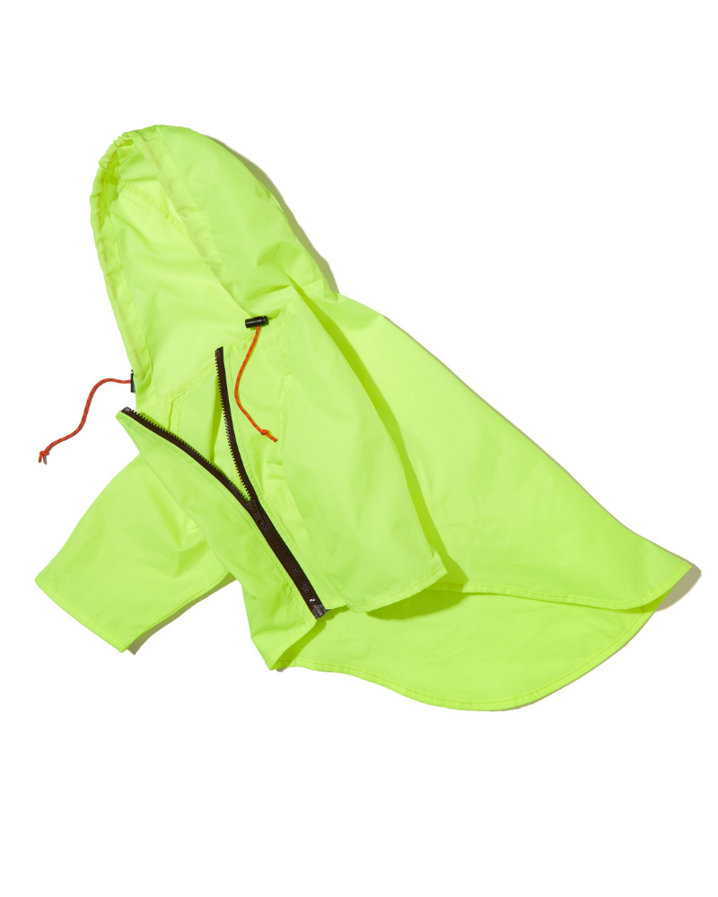 Nylon Dog Rainbreaker in Neon Yellow << FINAL SALE >> Coats & Jackets WAGWEAR   