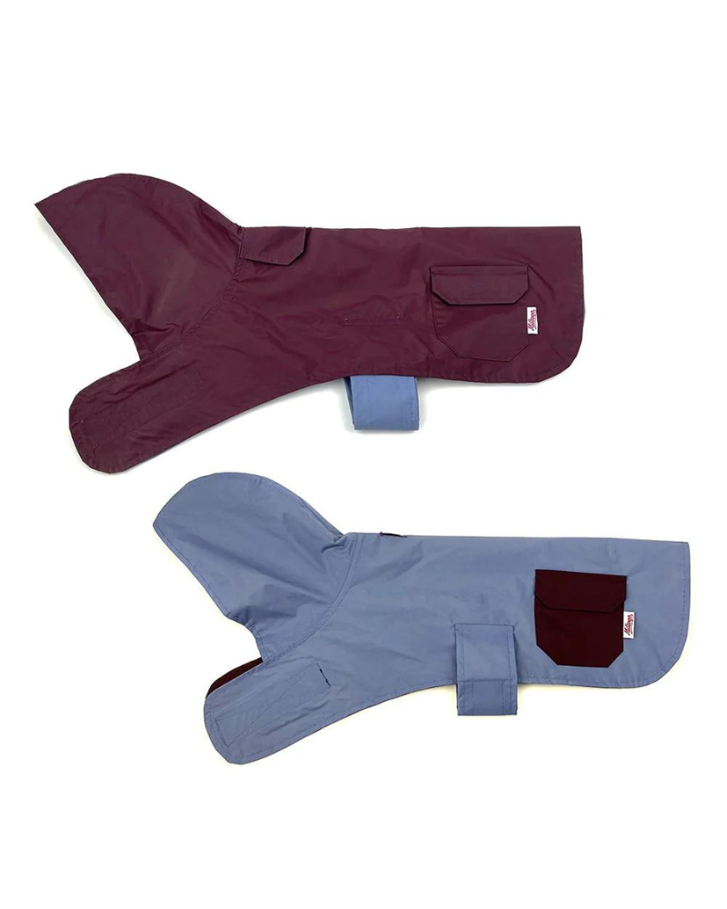 Reversible Rain Coat in Blue & Cabernet (FINAL SALE) Wear MILLTOWN BRAND   