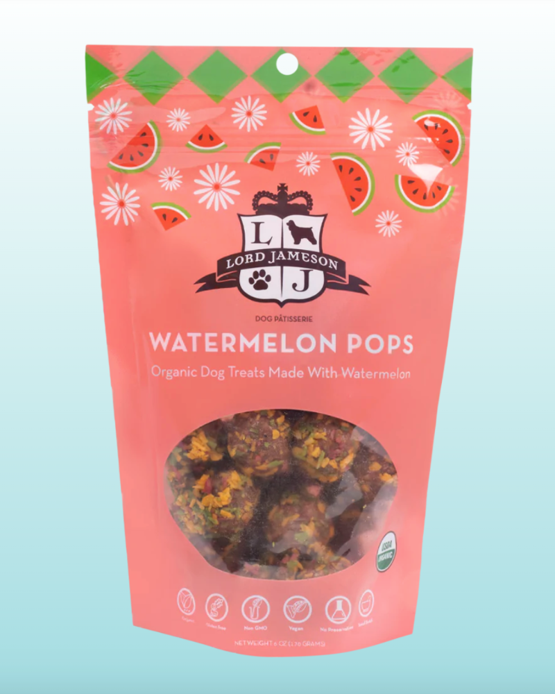 Watermelon Pops Organic Dog Treats Dog Treats LORD JAMESON   