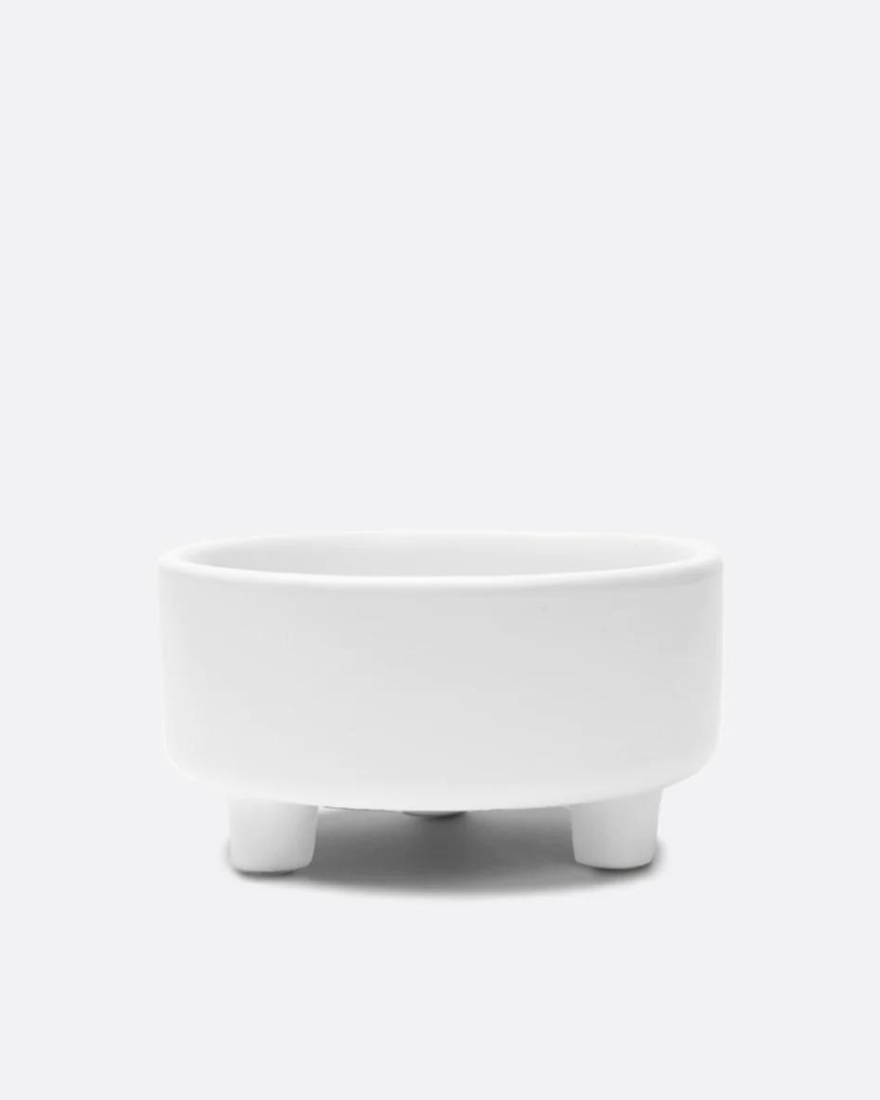 Uplift Ceramic Dog Bowl in White (FINAL SALE) Eat WAGGO   