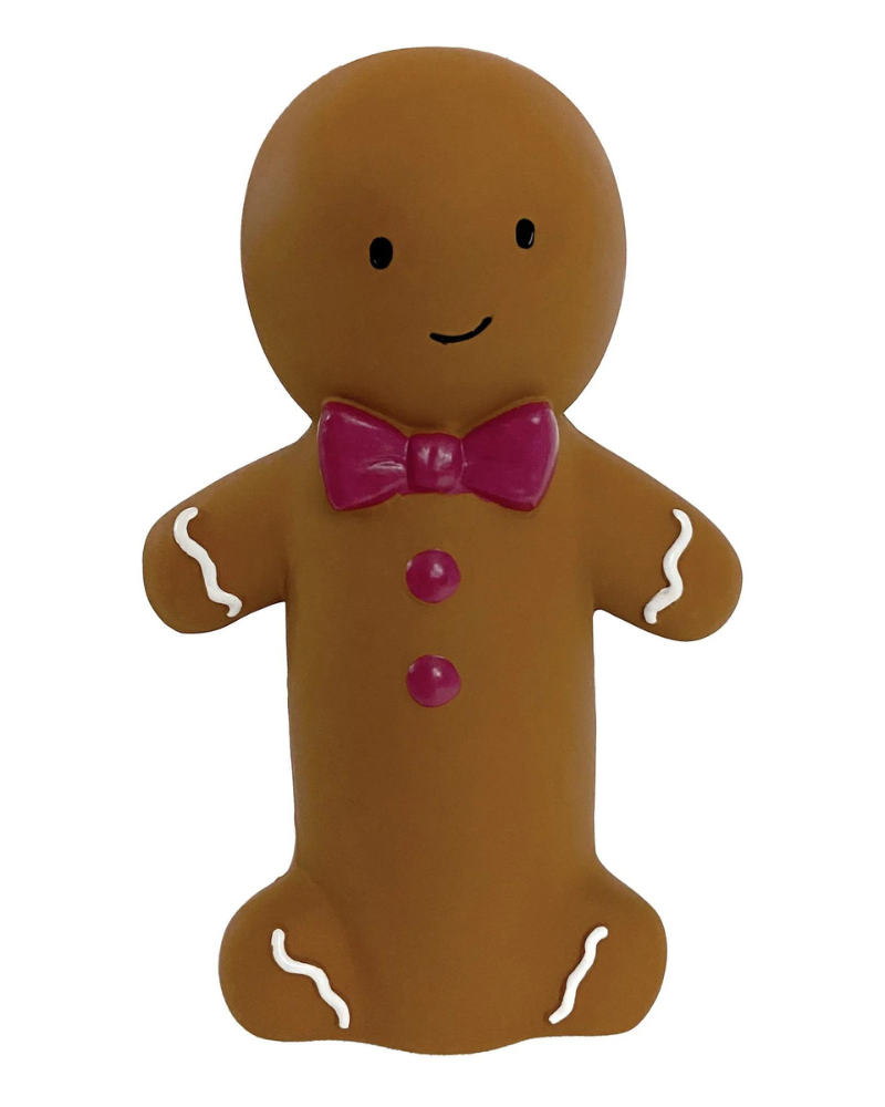 Gingerbread Cruncher Dog Toy Play FOU FOU BRANDS   