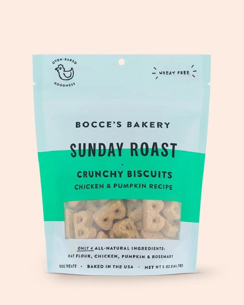 Sunday Roast Crunchy Dog Biscuits Eat BOCCE'S BAKERY   
