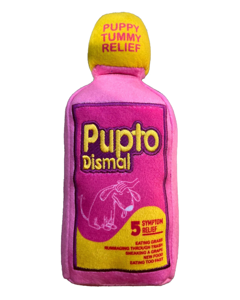 Pupto Dismal Squeaky Plush Dog Toy Play Huxley & Kent   