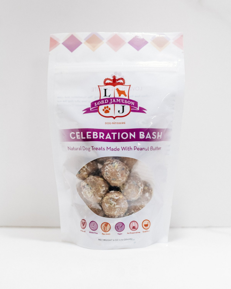 Celebration Bash Organic Dog Treats (Made in the USA) Eat LORD JAMESON   