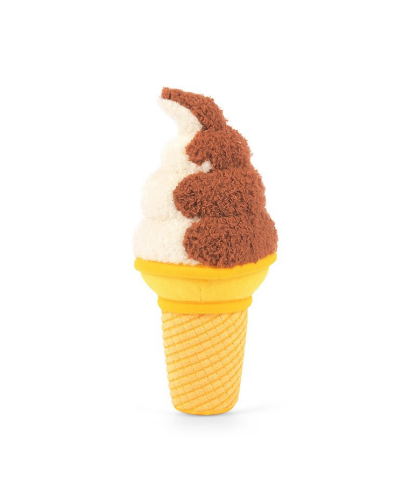Swirls & Slobbers Soft Serve Ice Cream Cone Dog Toy Play P.L.A.Y.   