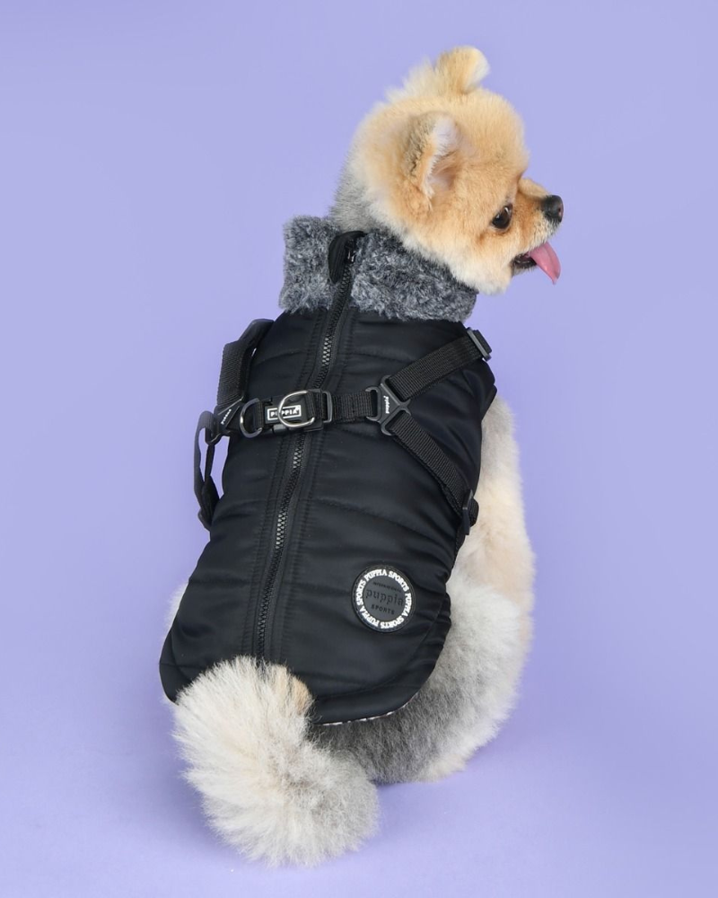 Donavan Winter Harness Dog Jacket Wear PUPPIA   