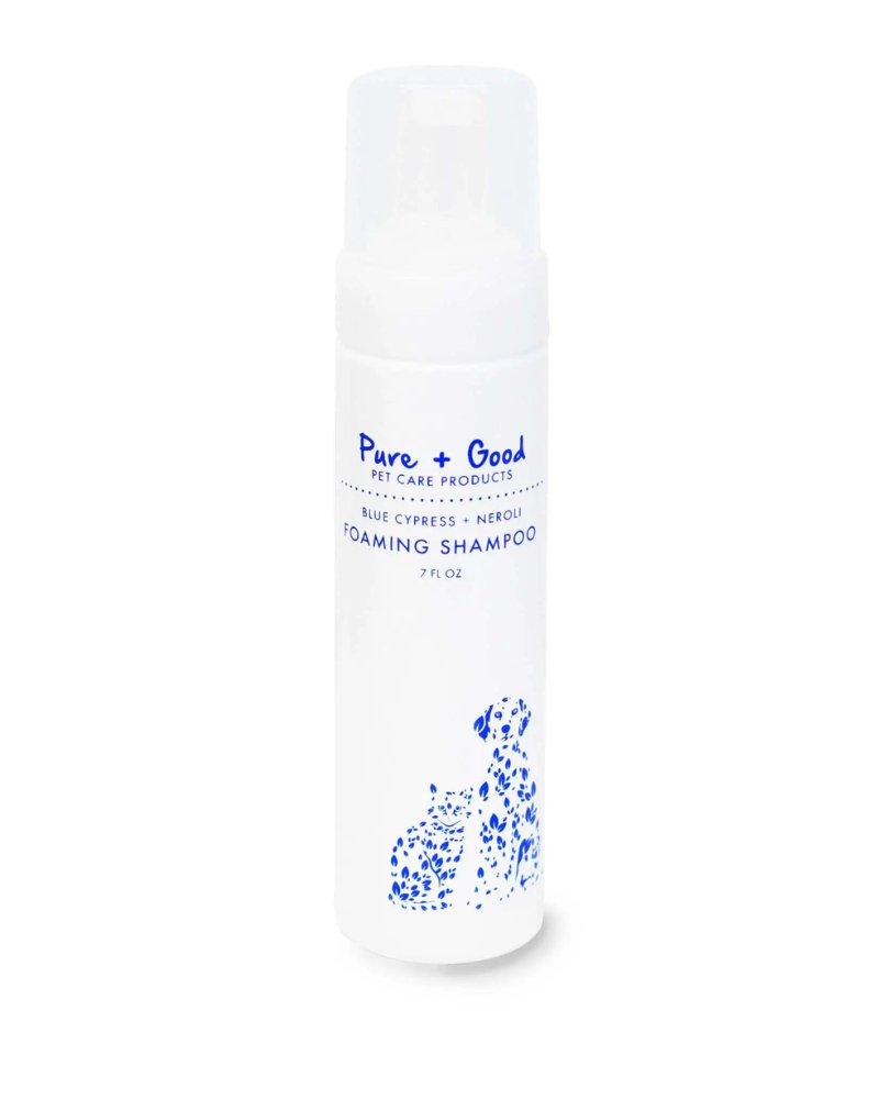 Blue Cypress & Neroli Foaming Shampoo for Dogs & Cat HOME Pure + Good   