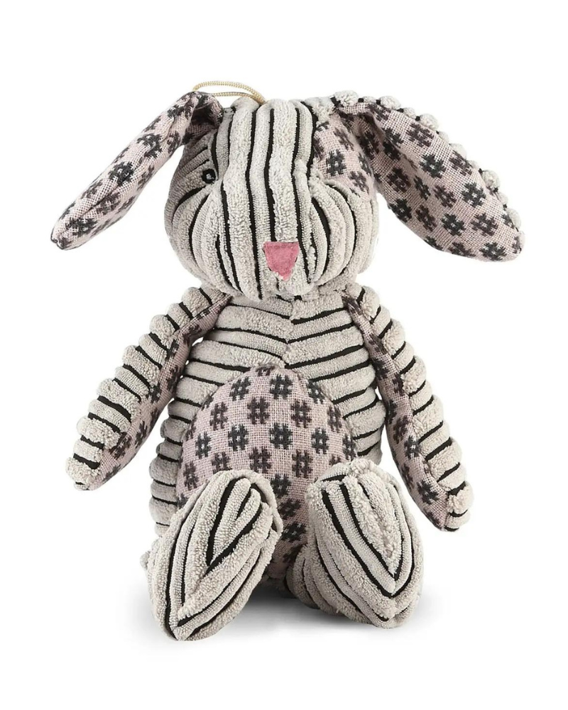 Corduroy Bunny Plush Dog Toy Play Nandog Pet Gear   