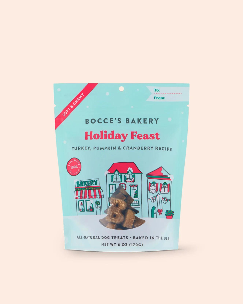 Holiday Feast Soft & Chewy Dog Treats Eat BOCCE'S BAKERY   