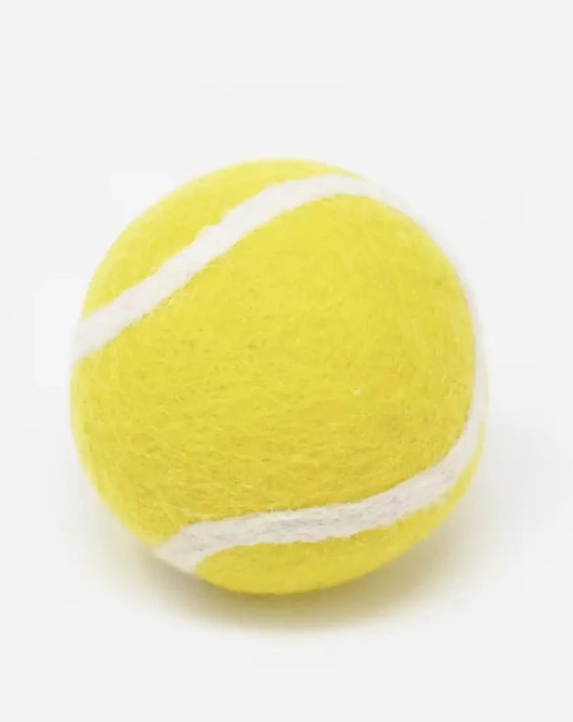 Wool Tennis Ball Dog Toy Play MODERN BEAST   