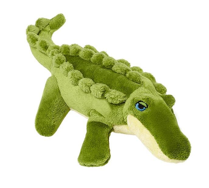 Savannah Baby Gator Squeaky Dog Toy Play FLUFF & TUFF   