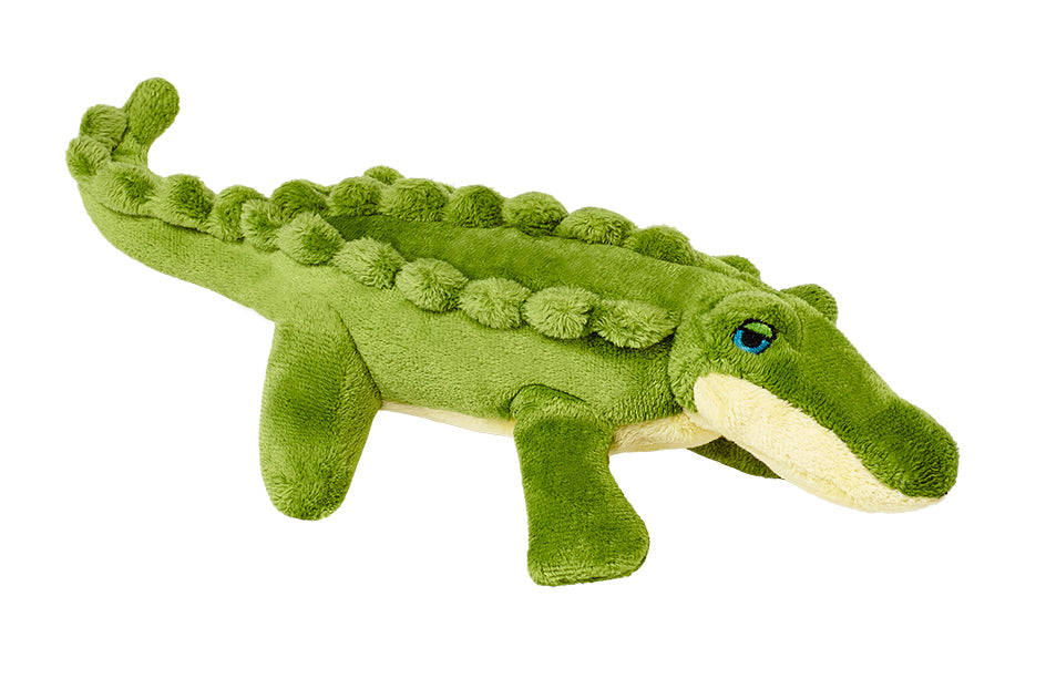 Savannah Baby Gator Squeaky Dog Toy Play FLUFF & TUFF   