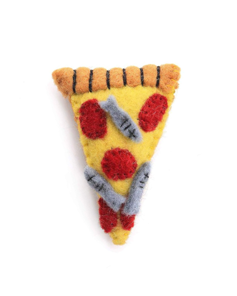 Wool Pizza Cat Toy CAT THE FOGGY DOG   