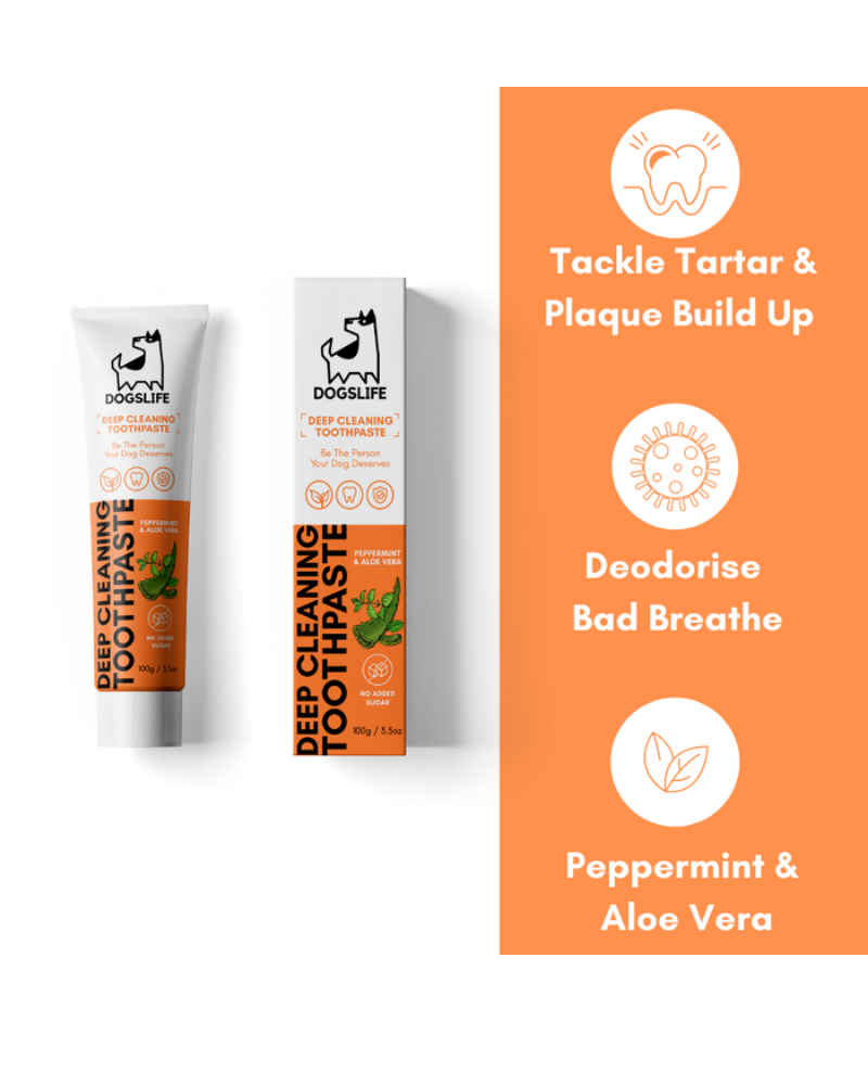 Deep Cleaning Toothpaste for Dogs Dog Supplies DOGSLIFE   