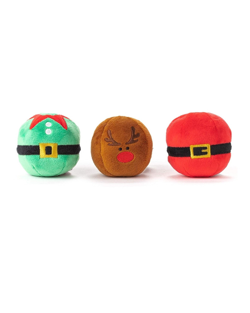 3-Pack Howliday Squeaky Dog Toy Set Dog Toys MIDLEE   
