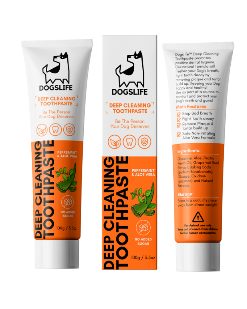 Deep Cleaning Toothpaste for Dogs Dog Supplies DOGSLIFE   