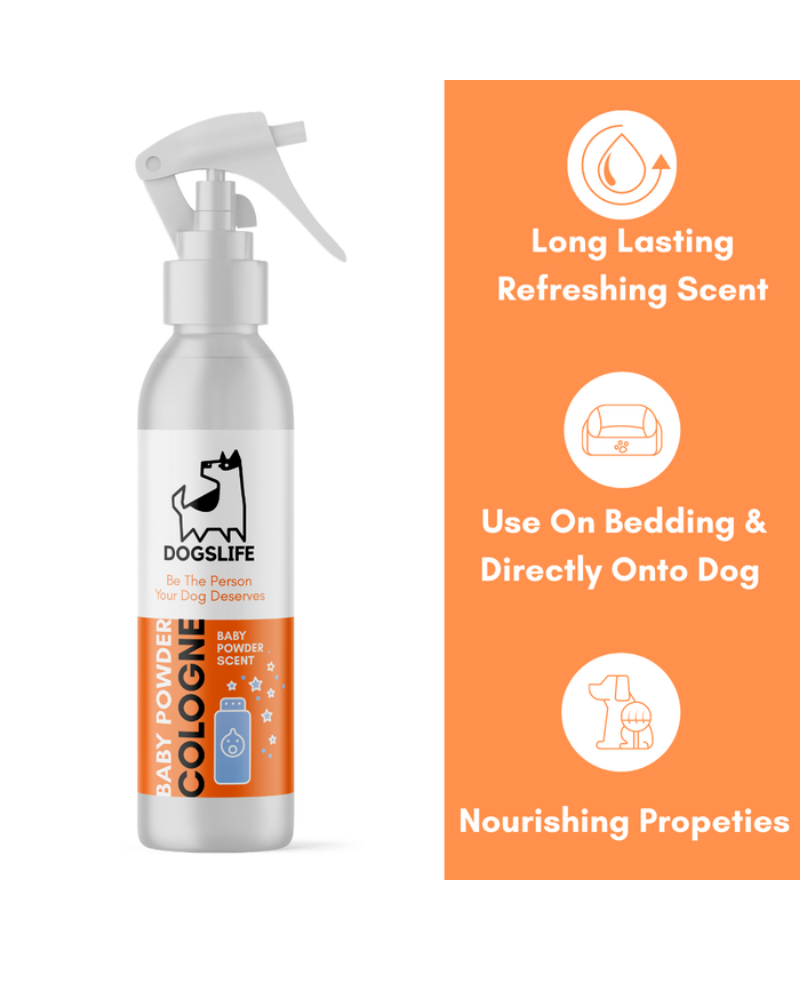 Dog Cologne in Baby Powder Scent Dog Supplies DOGSLIFE   