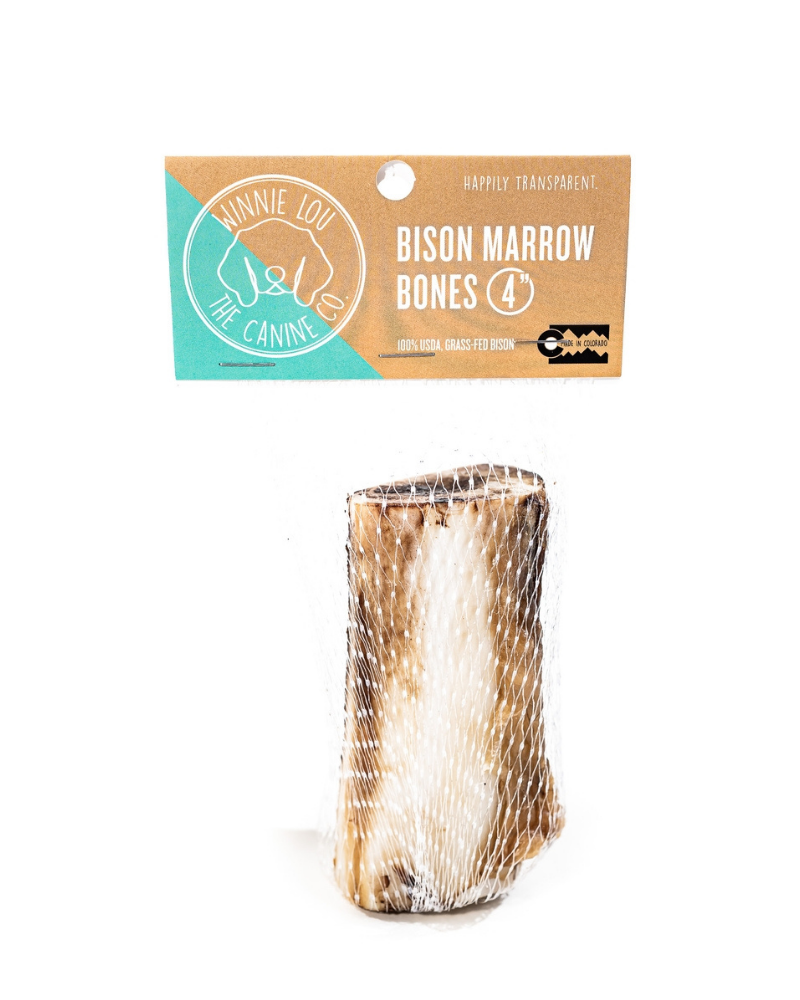 Bison Marrow Long-Lasting Chew Bones Eat WINNIE LOU   