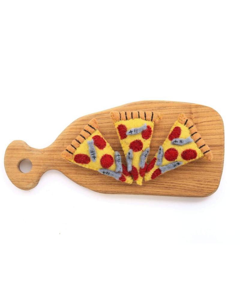 Wool Pizza Cat Toy CAT THE FOGGY DOG   
