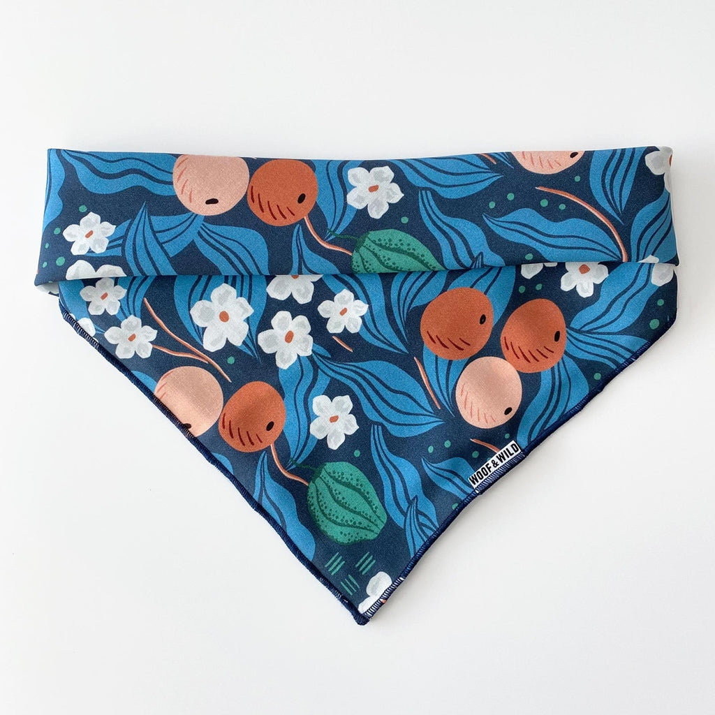 Jude Floral Rayon Dog Bandana Wear WOOF & WILD   