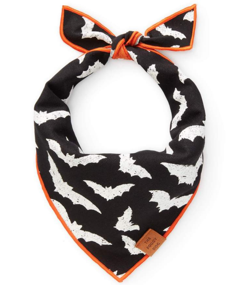 Going Batty Reversible Dog Bandana (Made in the USA) Wear THE FOGGY DOG   