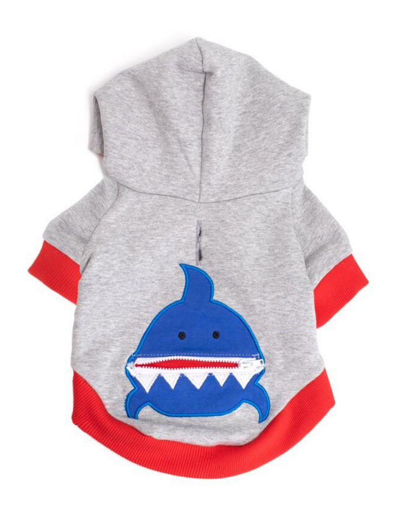 Shark Hoodie (Drop-Ship) Drop Ship THE WORTHY DOG   