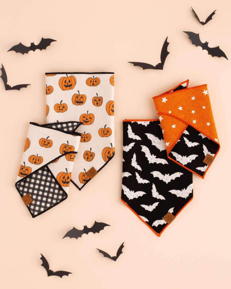 Going Batty Reversible Dog Bandana (Made in the USA) Wear THE FOGGY DOG   