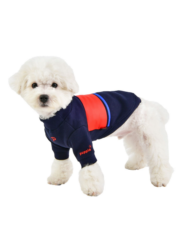 Blaze Long Sleeve Dog Pullover in Navy (FINAL SALE) Wear PUPPIA   