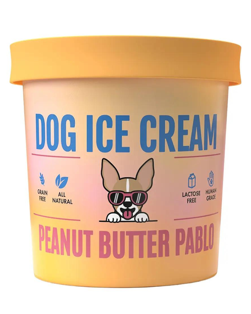 Peanut Butter Pablo Human Grade Dog Ice Cream Mix (Lactose-Free) Eat HEALTHY HOUND   