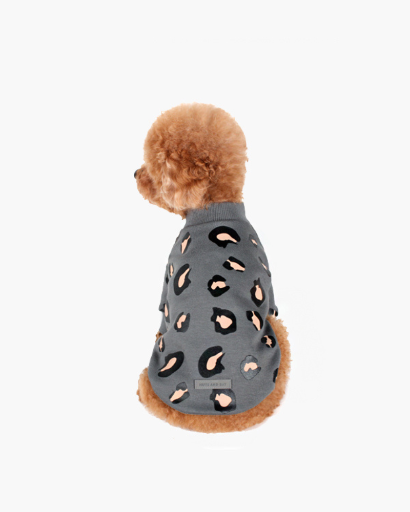 Leopard Print Dog Sweatshirt (FINAL SALE) Wear HUTS & BAY   