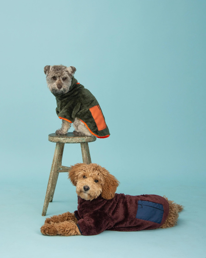 Zippy Dog Fleece in Burgundy (FINAL SALE) Wear WAGWEAR   