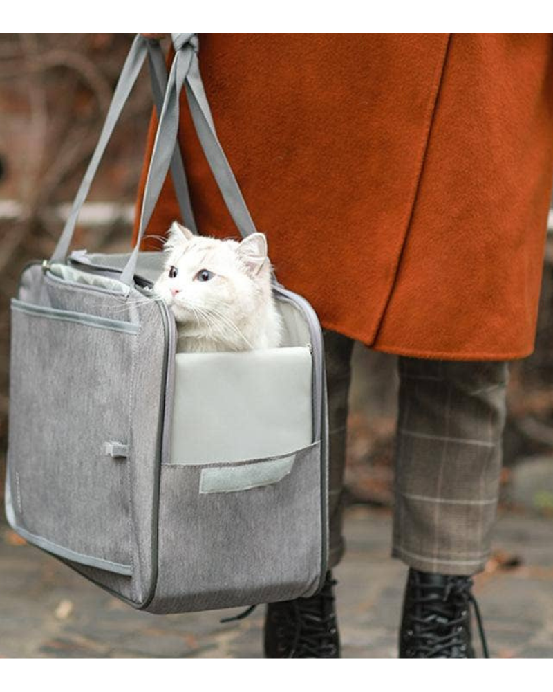 Multi-Functional Pet Backpack & Tote in Grey Carry PAWSOME PETS   