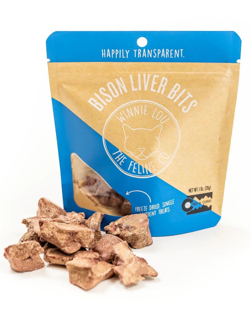 Bison Liver Bits Cat Treats HOME WINNIE LOU   